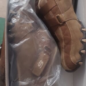 Skechers Bikers Kingdom Desert Tan Brown Women's 8 New In Box